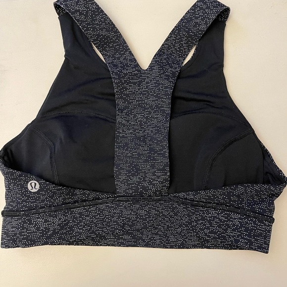 LIKE NEW - Lululemon Black Sports Bra - Picture 2 of 4
